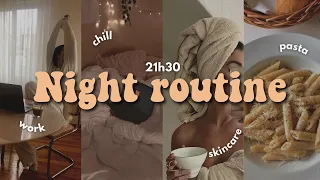 MA NIGHT ROUTINE 2021 // coucher tôt, chill, aesthetic I Alohalaia