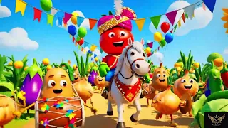 #kidsvideo tamatarkibaratTamatar Ki Barat - टमाटर की बारात || Hindi nursery rhymes || shishu Kids TV