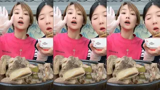 The flavor food mukbang live show with LIN Mukbang again