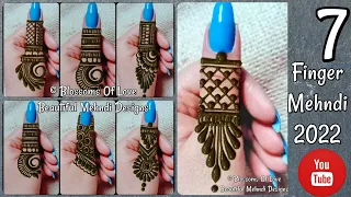7 Lovely Finger Mehndi Design 2022 || Thumb Tattoo Mehndi || Finger Mehndi Design || Funky Fingers