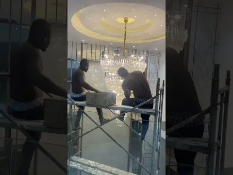 How to install a chandelier #interiordesign #chandelier #light