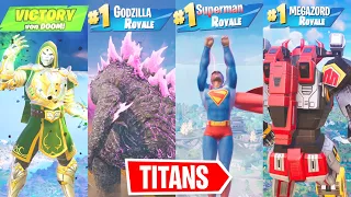 I Won As Every Titan BOSS In Fortnite