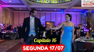 UM REFÚGIO PARA O AMOR capítulo de hoje segunda-feira (17/07/2023) novelas do SBT