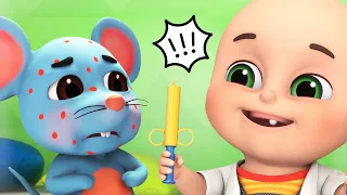 Chuhe Ko Bukhar hai | Do Chuhe The Mote Mote The| Hindi Nursery Rhyme | Balgeet