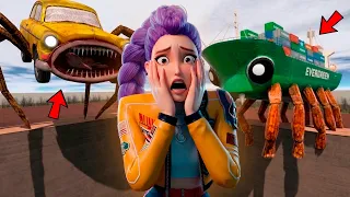 Can Rumi Hide From Crabtanic and Car Eater in Garry`s Mod