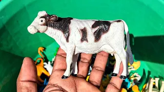 🐄🐃🐐 Plastic Animals Toys Unboxing from Flipkart: Cow, Buffalo, Goat, Sheep, Panda, Dog