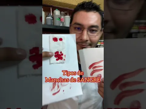Tipos de manchas de SANGRE🩸 #shorts