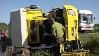 Accidente de tránsito en Guáimaro
