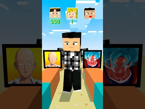 Choose and Jump the Farthest #minecraft #shorts