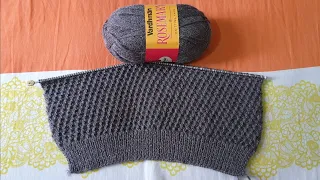 Knitting Gents Sweater & Measurements