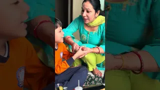 Full masti with Saksham and Family 🥰🤗👍