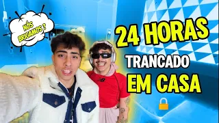 PASSAMOS 24 HORAS EM CASA! 😱🔒*deu ruim?