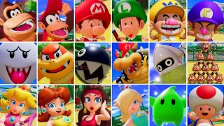 Mario Tennis Fever - All Character Entrance Animations