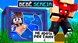 NINGUÉM QUER ADOTAR A BEBÊ SEREIA no Minecraft ◂Miika▸