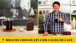 BOLO DE CHOCOLATE COM CALDA DE CAFÉ