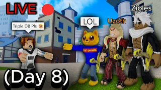DAY 8 Of Streaming Until An Admin Joins Me in bloxfruits 🙏🔴