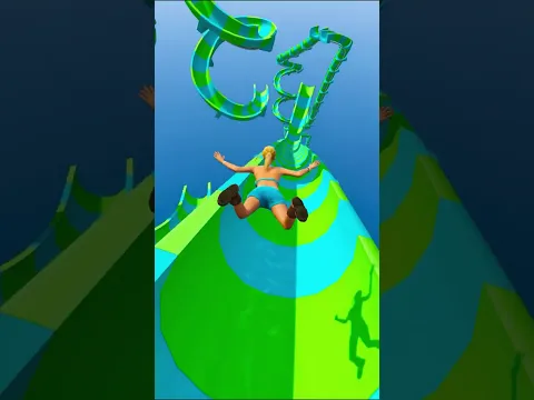 Tracey, Franklin, Michael, Lamar, Amanda Water Slide #2 #shorts