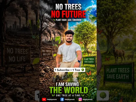 🌱 1 Subscriber = 1 Tree 🌳 Let's Make Earth Greener #playstation #plants #treeplantation #treework