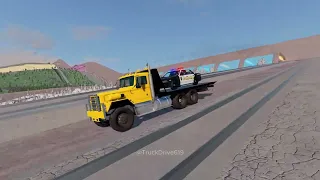 Dumper truck driver vs lava - BeamNG.Drive