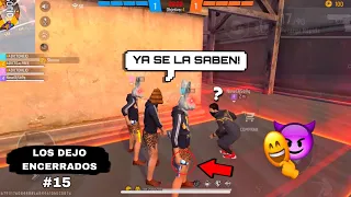 Encerrando a jugadores con PAREDES en FREE FIRE #15 (Encierro con 2 ayudantes) 🤣