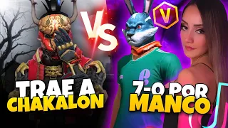 INFLUENCER se enoja por hacerle emotes y llama a su novio TIKTOKER | Chakalon Vs Grequito |