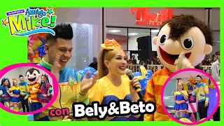 Partimos pastel en la fiesta con Bely y Beto | Amigo Mike Oficial #belyybeto  #amigomike