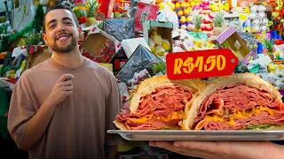 TUDO QUE EU CONSEGUI COMER NO MERCADÃO DE SP COM 150 REAIS!