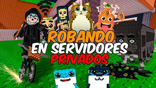 ROBANDO EN SERVIDORES PRIVADOS EN STEAL A BRAINROT *Robe brainrots de +100 Millones*