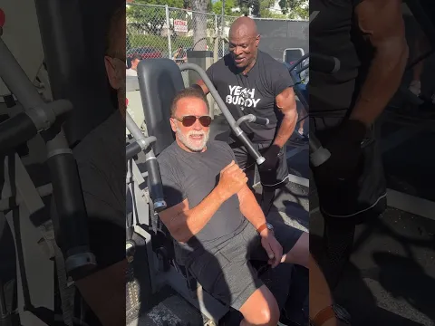 The World Greatest Training Partner…Arnold Schwarzenegger
