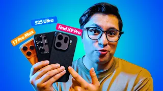 Galaxy S25 Ultra vs iPhone 17 Pro Max vs OPPO Find X9 Pro | Comparativa de Cámaras