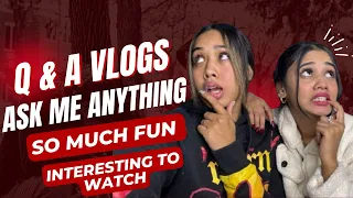Q & A vlog || sabko sabke Answer mil gye😍💯 with Eli & Manisha || #youtube #vlog