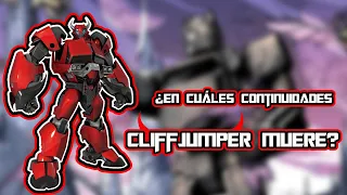 ¿En cuáles continuidades Cliffjumper muere?
