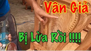 Làm Giả Vân Gỗ Đẹp để Lừa Khách ( QUÁ DỄ ) Bàn Ăn gỗ Gõ Đỏ