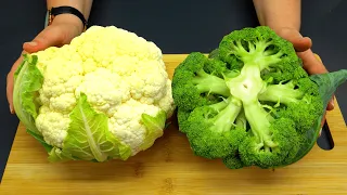 Gäste aus Spanien haben mir beigebracht, wie man Brokkoli und Blumenkohl so lecker zubereitet!
