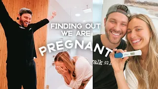 FINDING OUT WE'RE PREGNANT  (after over a year of trying) *VERY EMOTIONAL*