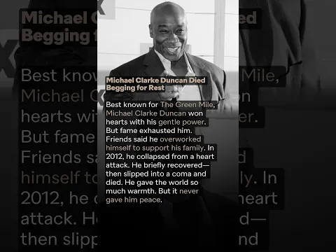 Michael Clarke Duncan Died Begging for Rest
