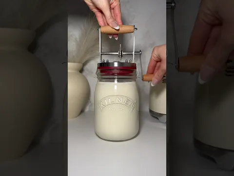 Fabrication de beurre maison 🧈💕 #butter #homemadebutter #homecooking #asmr #satisfying