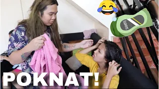 NALAGAS ANG BUHOK PRANK! (KABADO SI BEBANG!)