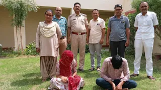 बाड़मेर। 70 लाख की फिरौती मांगने वाले पति-पत्नी को सदर पुलिस ने किया गिरफ्तार।