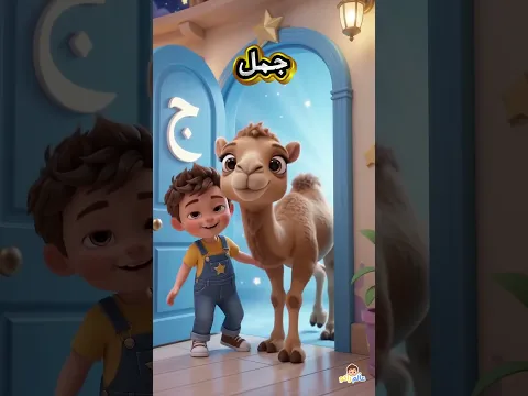 🚪 ورا كل باب مفاجأة! 😍 راكو بيتعلم الحروف العربية من أ إلى خ 🦁🎶 #Shorts
