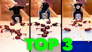 Ping Pong Ball Trick Shots (TOP 3) #trickshots #trickshot #potsandpans