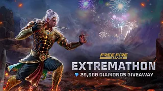 Extremathon 20000 Diamonds Giveaway & Diwali Special Giveaway - Garena Free Fire Live