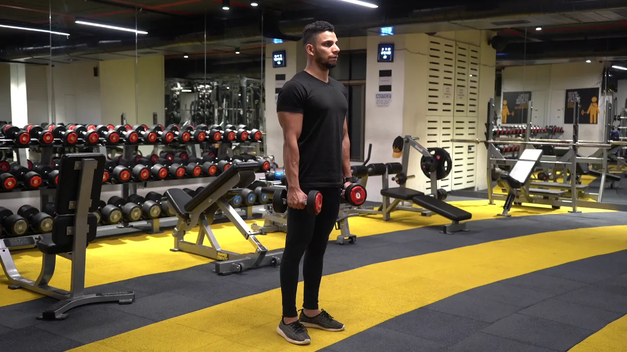 Dumbbell Standing Calf Raise