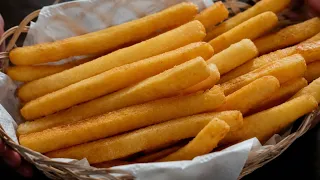 Sembilan dari sepuluh orang ketagihan dengan resep ini | Enak dan Mudah Stik keju kentang 3 bahan