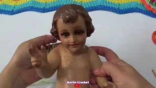 ESTE ROPON PARA NIÑO DIOS ES UNA BELLEZA!! TEJELO PARA TU NIÑO