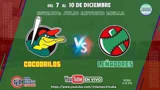 II Liga Élite Leñadores vs Cocodrilos Juego 2