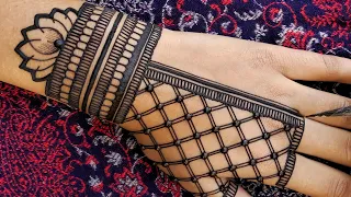 latest and trendy beautiful mehndi design for back side hand|| different style mehandi designs