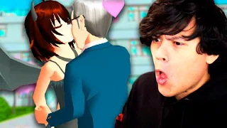 ENAMORE a mi PROFESOR VIEJO en ESTE YANDERE!! - Sakura School Simulator