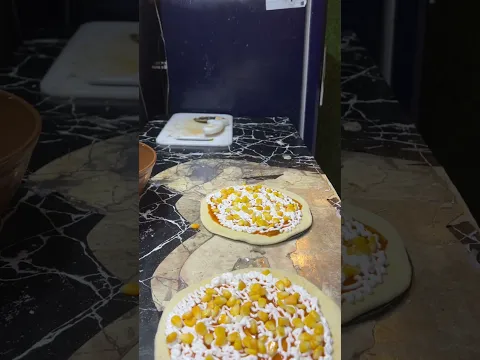 Cheese corn pizza | #pizza #food #shortsfeed
