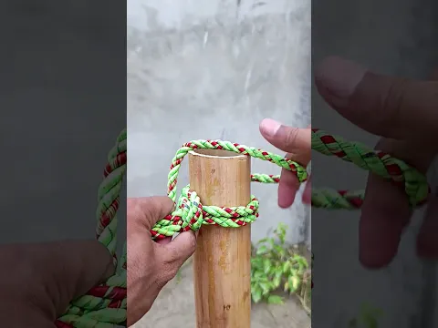 The Easiest Rope Knot You’ll Ever Learn 😳 Strong & Practical Trick!
